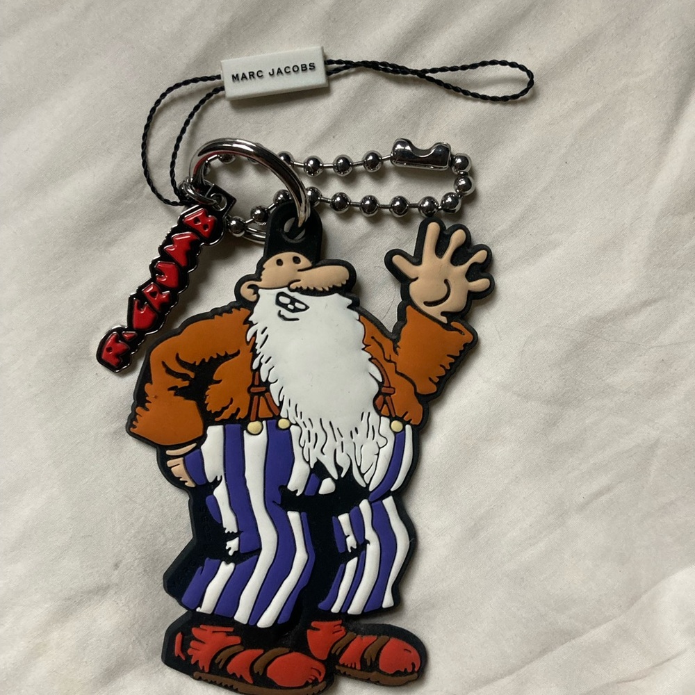 Marc Jacobs Cartoon Character Keychain - oversized, NWT!